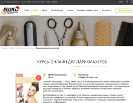 Курсы онлайн для парикмахеров (Курсы ЕШКО)