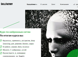 Курс по нейронным сетям (SkillFactory.ru)