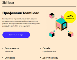 Профессия TeamLead (Skillbox.ru)