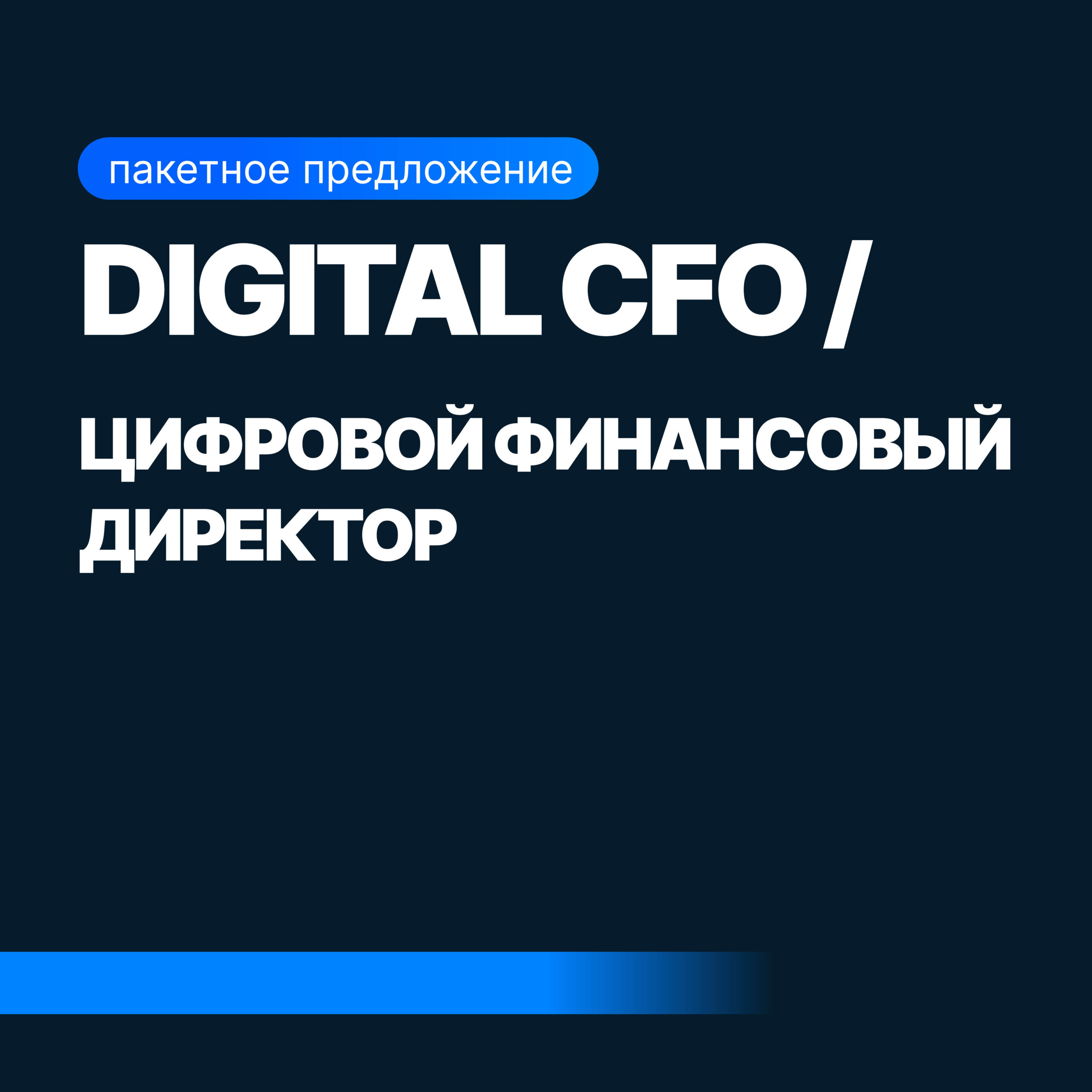 Digital CFO (Финансовый Директор + Бизнес-аналитик) (SF Education)