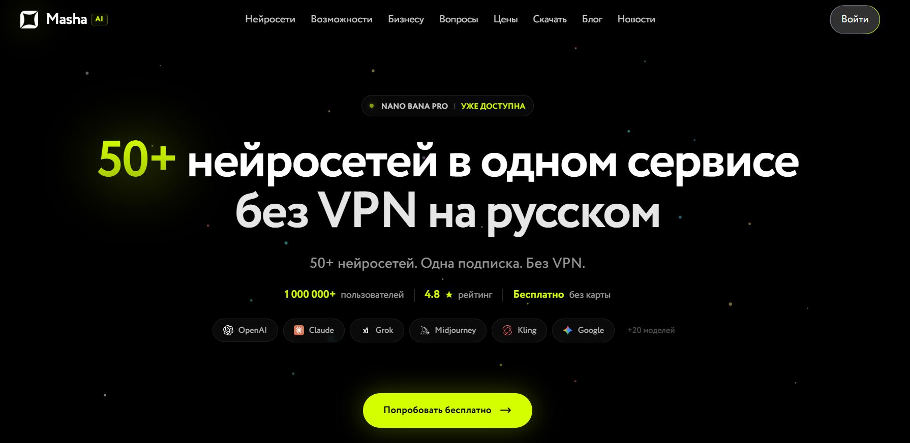 нейросеть для написания литературного обзора 13. MashaGPT